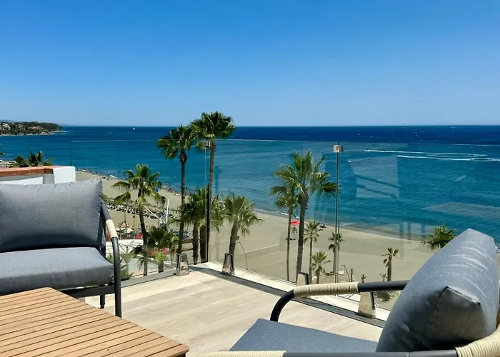 Sunnypalms - Beachfront Penthouse With Stunning Sea View Эстепона